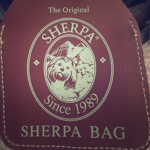 The original sherpa bag dog carrier